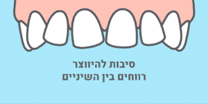 סיבות להיווצר רווחים בין השיניים